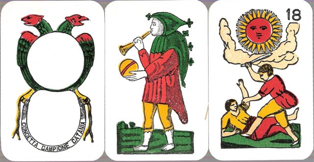 Carte da gioco Italiane antiche, Tarocchi antichi - Tarocchi e